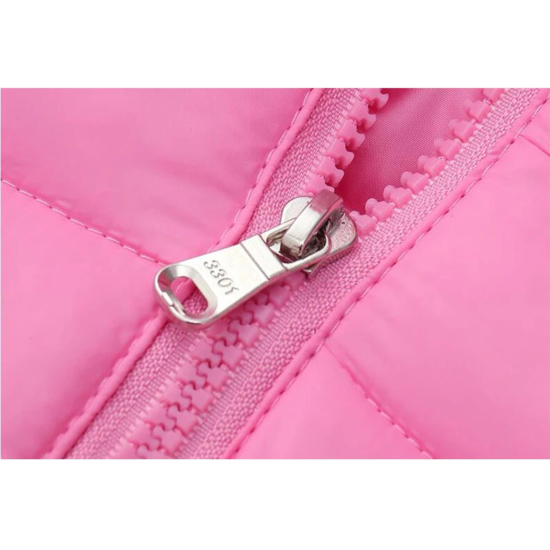 Kids Boy Lightweight Down Jacket Autumn Winter Coats Children Girl Warm Hooded Outerwear Teen Students Cotton Clothes 6-14 Years