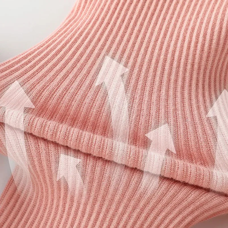 New Children Girls Boys Leggings Cotton Solid Color Cotton Ribbed Pants Spring Autumn Kids Pants Child High Waist Long Trousers