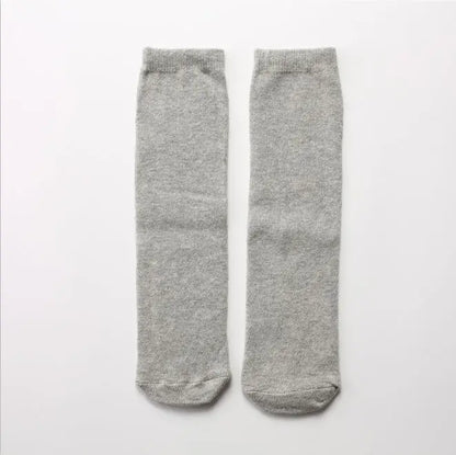 Children's socks wholesale infant kids knee high girl cartoon toddler baby socks cotton knee high long 2 to 10 Year kids socks
