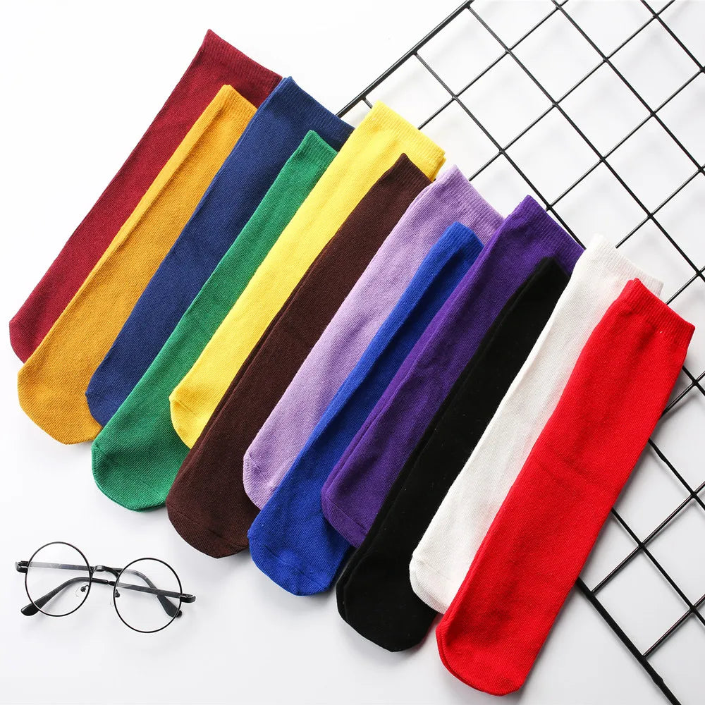 Children's socks wholesale infant kids knee high girl cartoon toddler baby socks cotton knee high long 2 to 10 Year kids socks