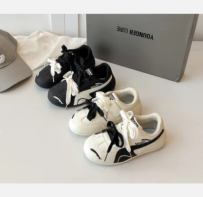 Children's Sports Shoes 2025 Autumn Boys Girls Comfortable Non Slip Outdoor Casual Shoes Kids Fashion Low-top Flat Sneakers