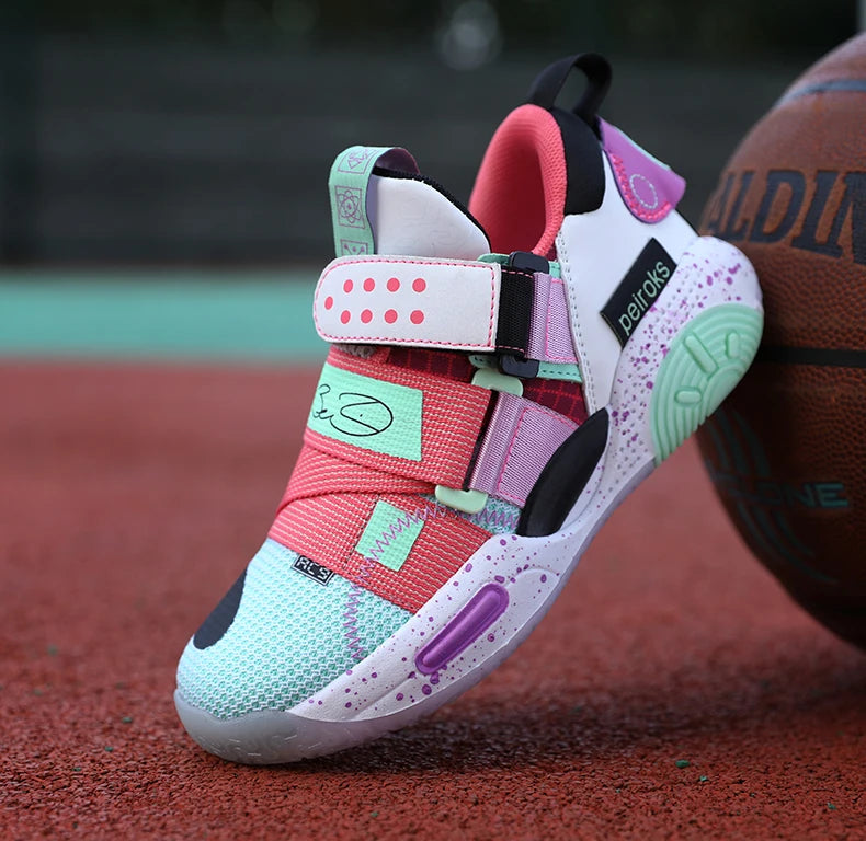 2025 New Children's Basketball Shoes For Boys Girls Non-slip Kids Sport Shoes Lightweight Outdoor Sneakers Trainers Footwear