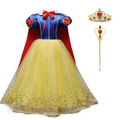 Girls Princess Dress 2023 Girl Encanto Cosplay Princess Elsa Costume Kids Birthday Party Halloween Carnival Party Fancy Dress