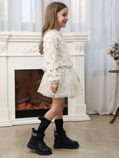 Summer Kids Girl lace Skirts baby girls floral embroidery TUTU Skirt Korean Fashion Birthday Clothes for 3-8 Year Child