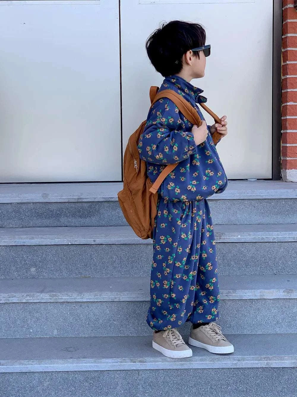 Children's Set Spring Autumn Boys Girls Printed Two Piece Set Children's Casual Clothing Set Sibling Clothing Kids Boys Clothes