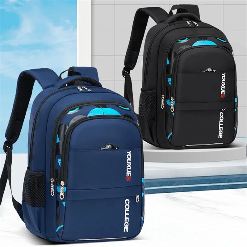 New Children School Bags Kids Backpack In Primary Schoolbag For Teenager Boys Waterproof Backpacks Book Bag