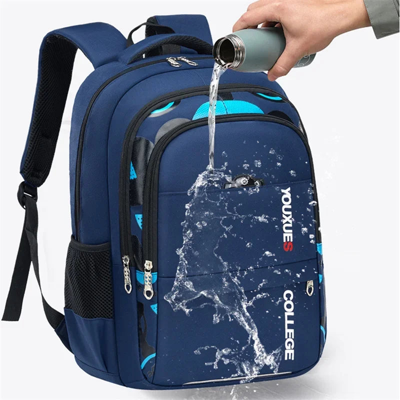 New Children School Bags Kids Backpack In Primary Schoolbag For Teenager Boys Waterproof Backpacks Book Bag