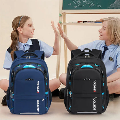 New Children School Bags Kids Backpack In Primary Schoolbag For Teenager Boys Waterproof Backpacks Book Bag
