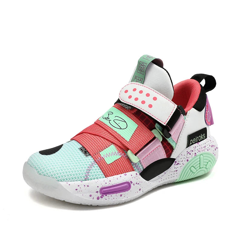 2025 New Children's Basketball Shoes For Boys Girls Non-slip Kids Sport Shoes Lightweight Outdoor Sneakers Trainers Footwear